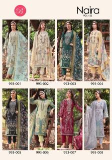 Belliza naira vol-152 wholesaler of salwar sui dress material in indore